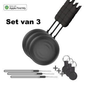 Black bleutooth tracker MiniTag set van 3